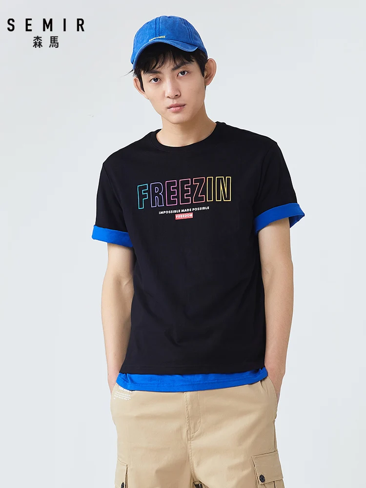 Мужская футболка с коротким рукавом лето 2020 Новая удобная хлопковая Футболка