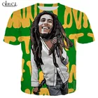 Регги создатель футболка для мужчин женщин короткий рукав 3D принт Bob Marley футболка homme негабаритных модные Забавные футболки camisas hombre