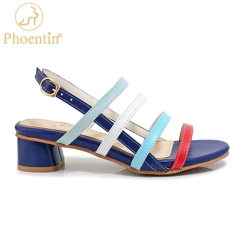 Женские Прозрачные Сандалии Phoentin на высоком каблуке с пряжкой и ремешком FT703 2019 |