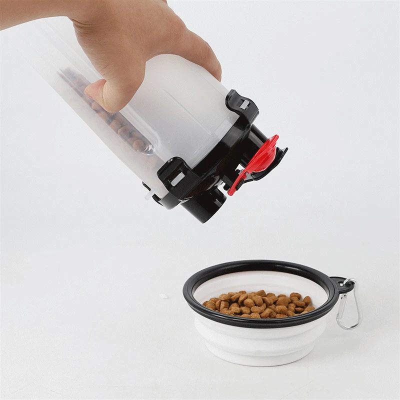 Путешествия кормушка для домашних животных собака бутылка воды диспенсер с