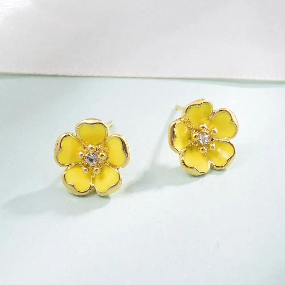 Женские мини-серьги-гвоздики в виде цветка | Украшения и аксессуары