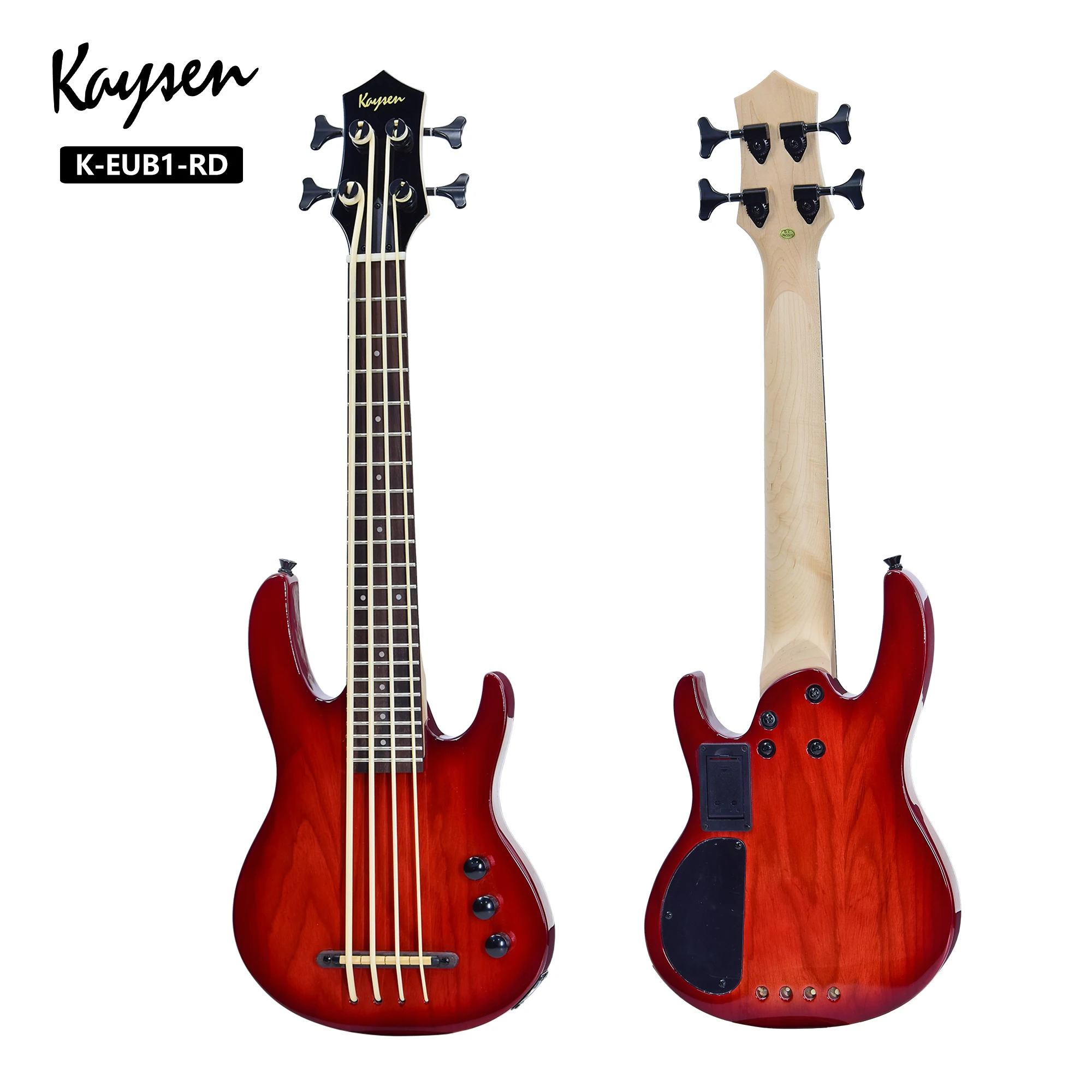 Электрический Ubass Гавайские гитары укулеле бас 30 дюймов цельный нейлон 4 струны