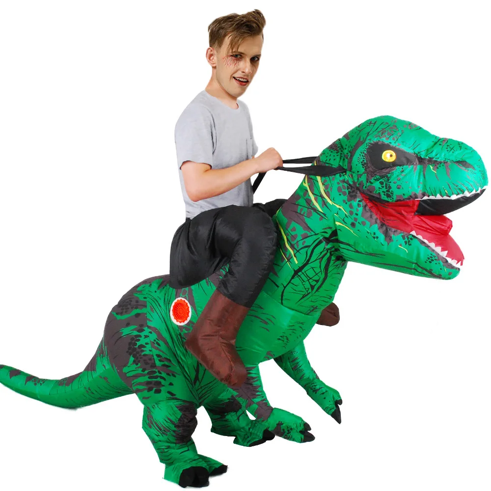 Пурим T-REX Костюм надувной динозавр Косплей Костюм Фантазия Blowup динозавр карнавальный Хэллоуин надувной костюм взрослый размер