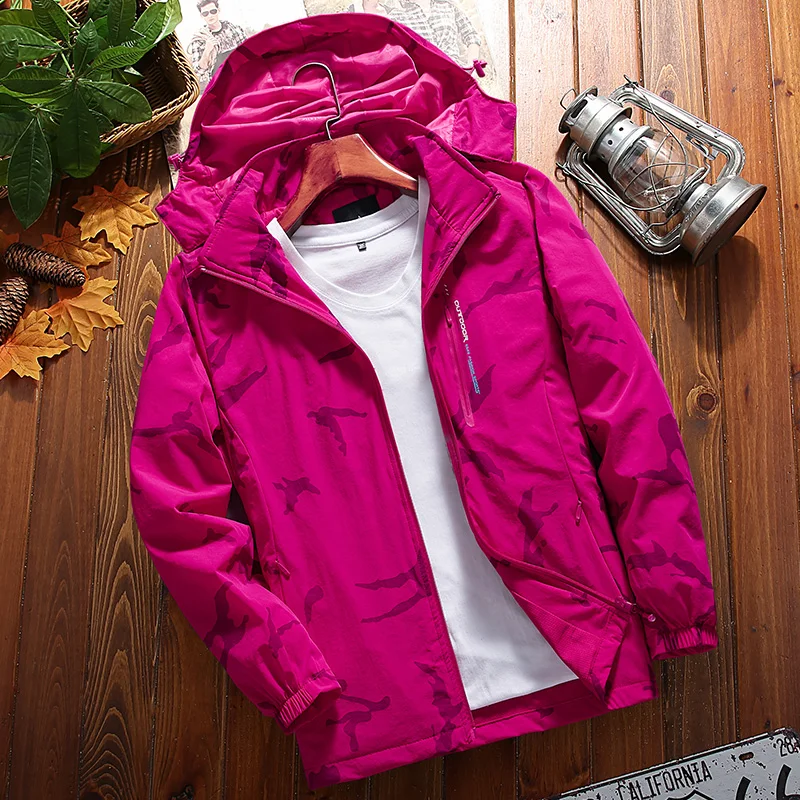 Открытый Водонепроницаемый куртка для мужчин Пешие прогулки одежда флисовая 3