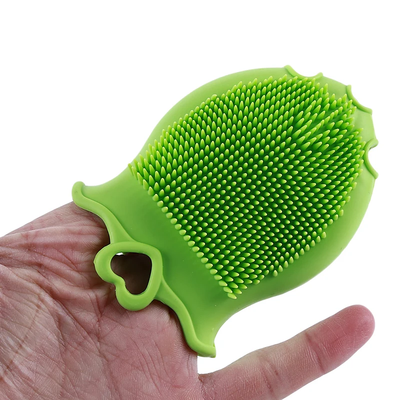 Силиконовый детский массажный моющий коврик мягкий инструмент для ухода за