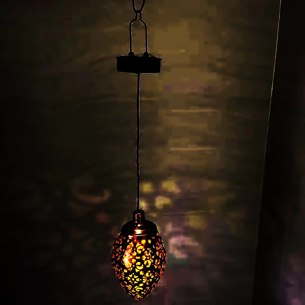 Новый марокканский светильник на солнечной батарее в стиле ретро Светильники