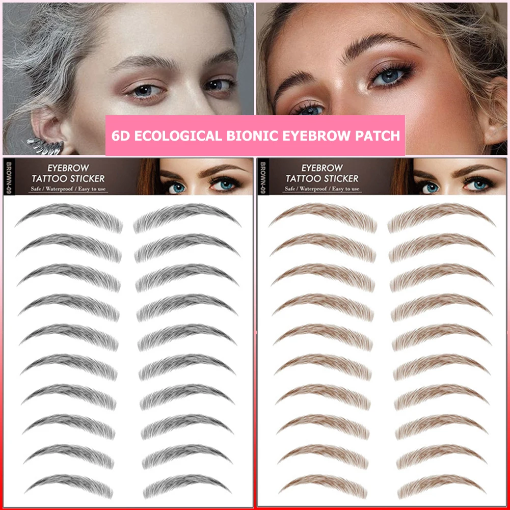 

Водостойкая тату-наклейка для бровей на водной основе