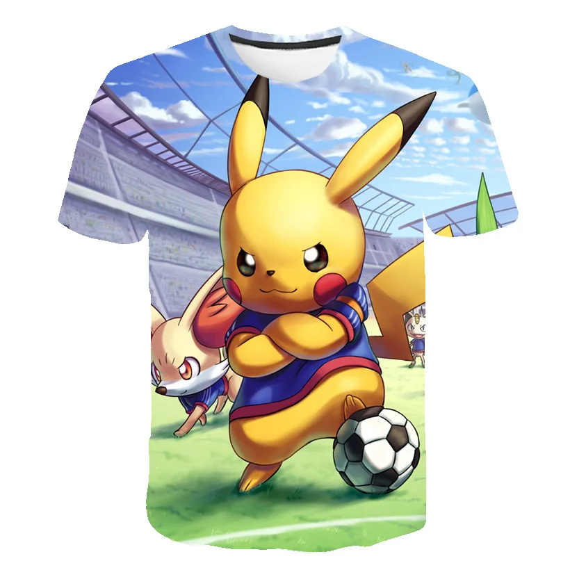 

Summer New Men's and Women's T-shirt 3D Printing Animation Fashion Children's Cartoon Casual Short-sleeved Top