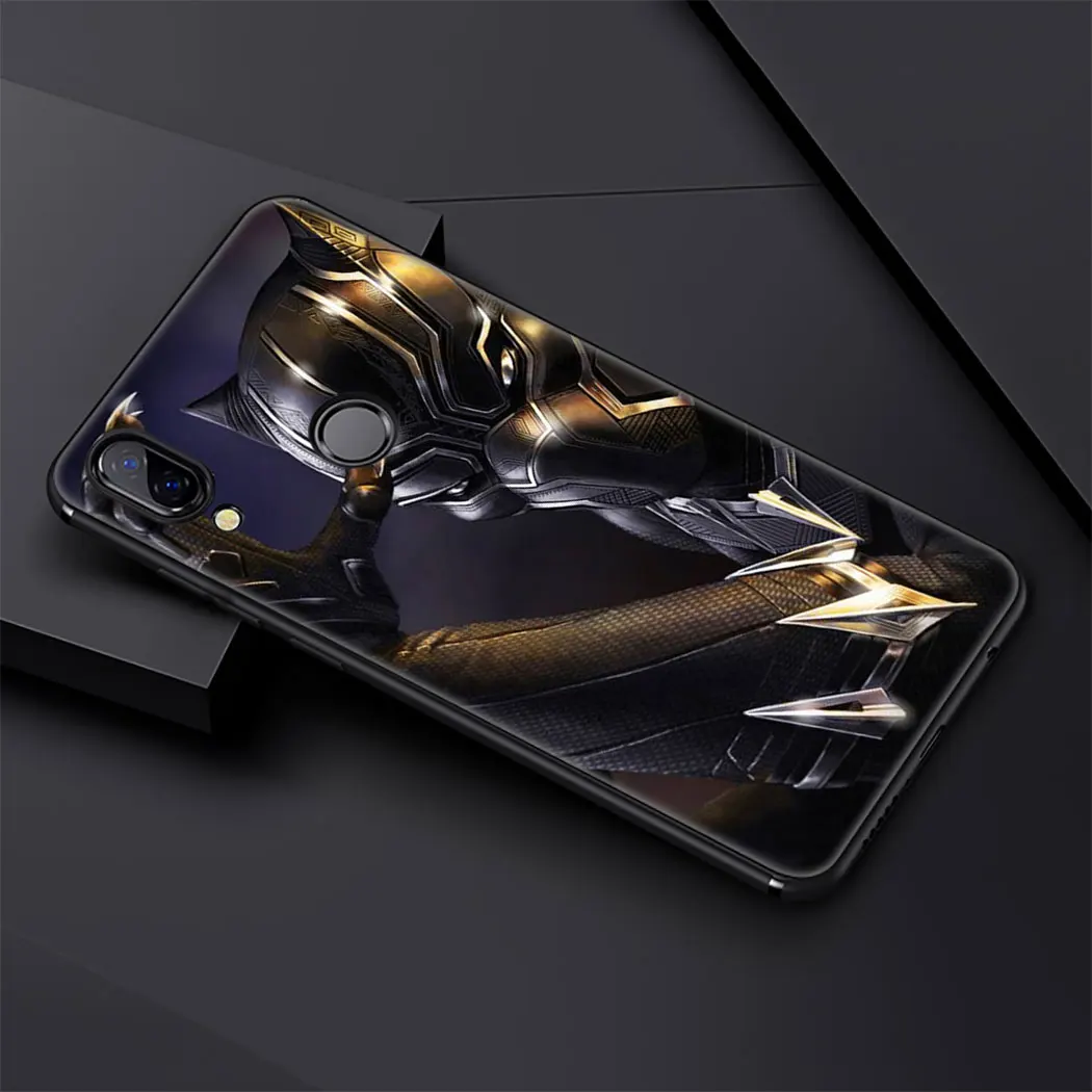 Marvel Black panther Soft Silicone Case for Huawei Mate 30 Pro Lite Y9 Prime P9 P8 Cover |