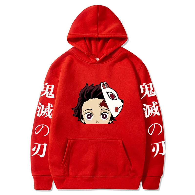 

Anime Demon Slayer hoodies Women Sabito Graphic Printed Sweatshirts Men Oversized harajuku hip hop Pullover Hoody Male Clothes