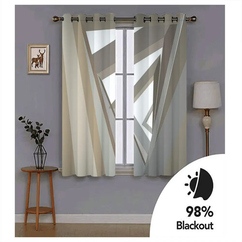 

custom 3D curtains home goods Living room bedroom kids bedroom curtains Abstract geometry Blackout curtain 2020