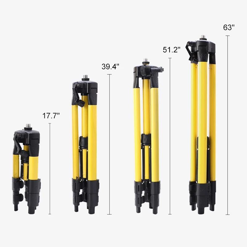 

1.3m/1.6m Adjustable Height Thicken Laser Level Tripod Aluminum Level Tripod Base For Laster Level Tripod Self Leveling