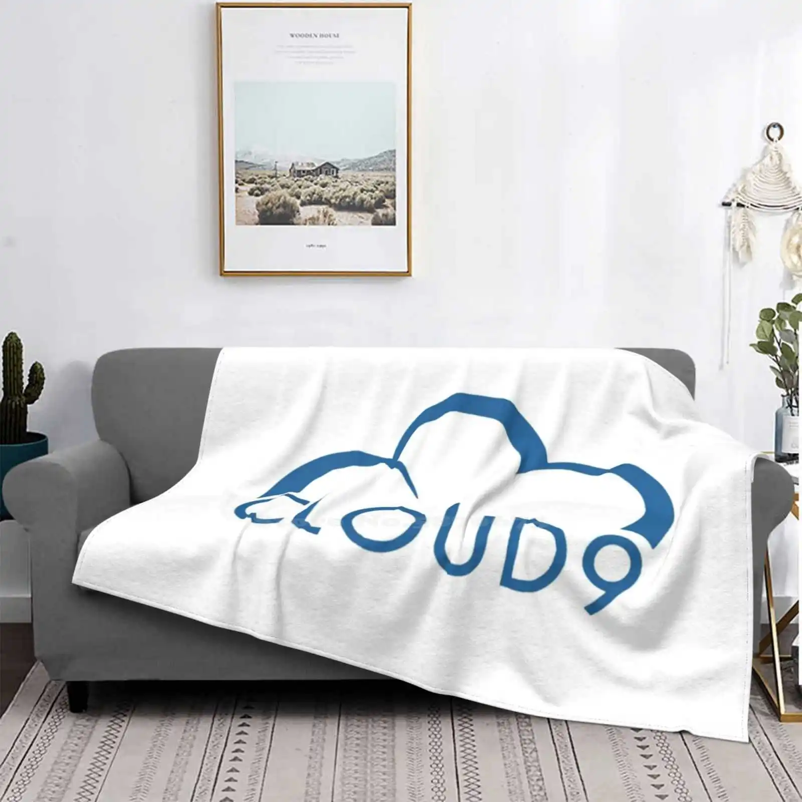 Модное мягкое теплое одеяло Cloud Store 9 футов | Дом и сад