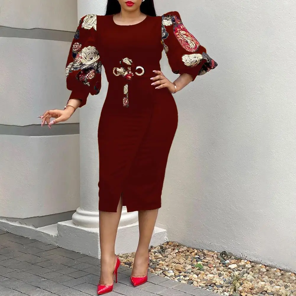 

2021 сексуальное облегающее мини-платье для женщин, одежда для клуба, длинные раздельные платья с рукавами-фонариками и v-образным вырезом, че...