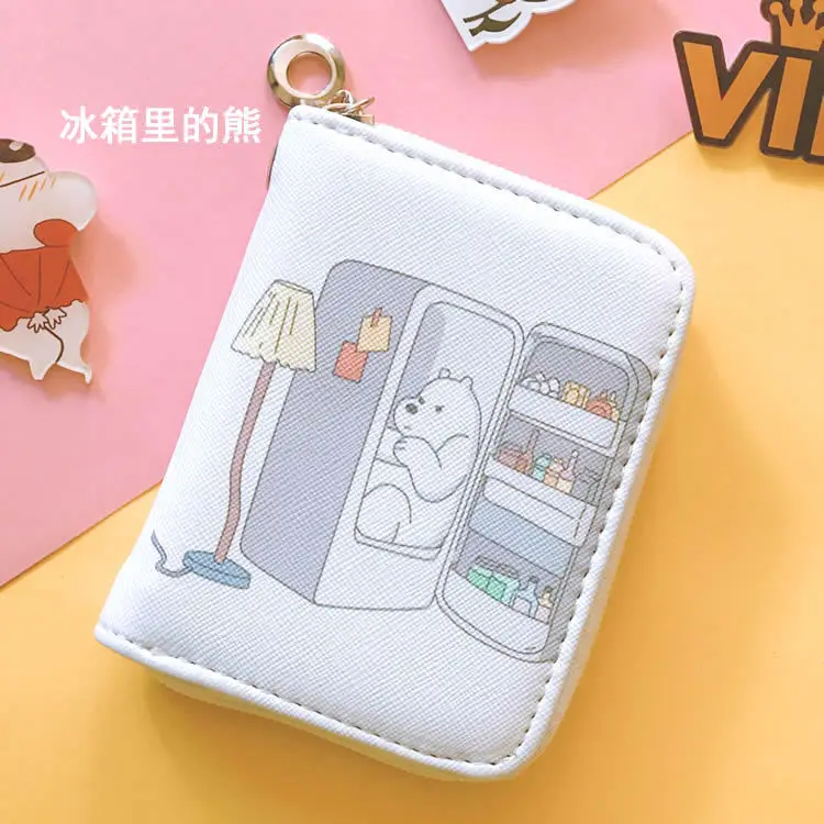 Новинка искусственная кожа мультяшный принт держатели для ключей унисекс