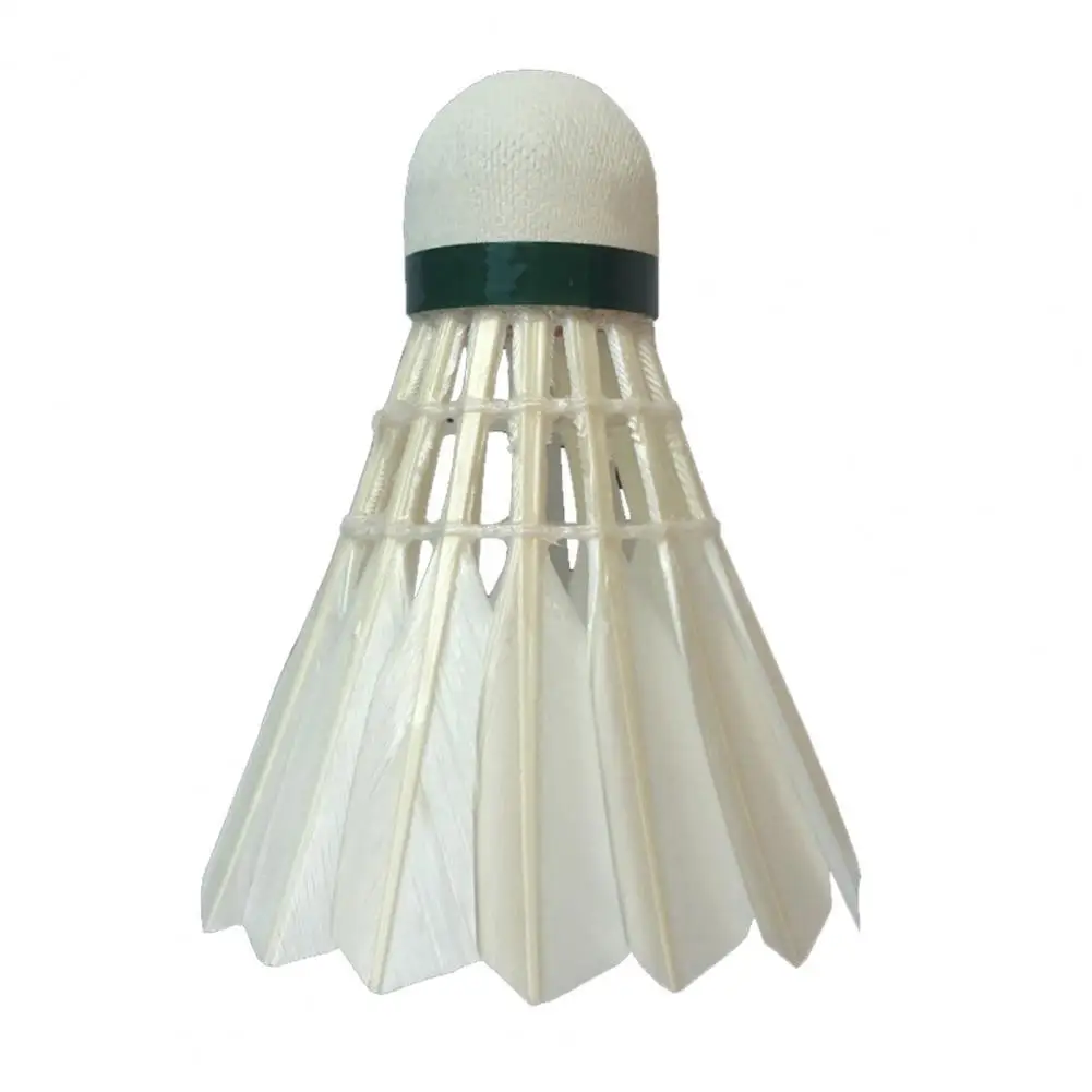 

12Pcs/Barrel Goose Feather Shuttlecocks Straight Hair High-density Coil Badminton Balls Accessories for Professional Players