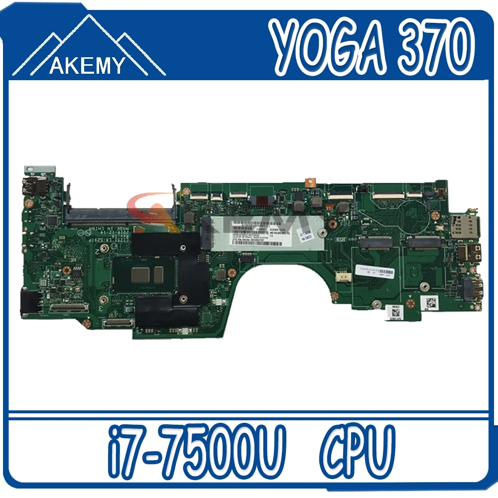 

Laptop motherboard For LENOVO YOGA 370 SR2ZV i7-7500U Mainboard LA-E291P