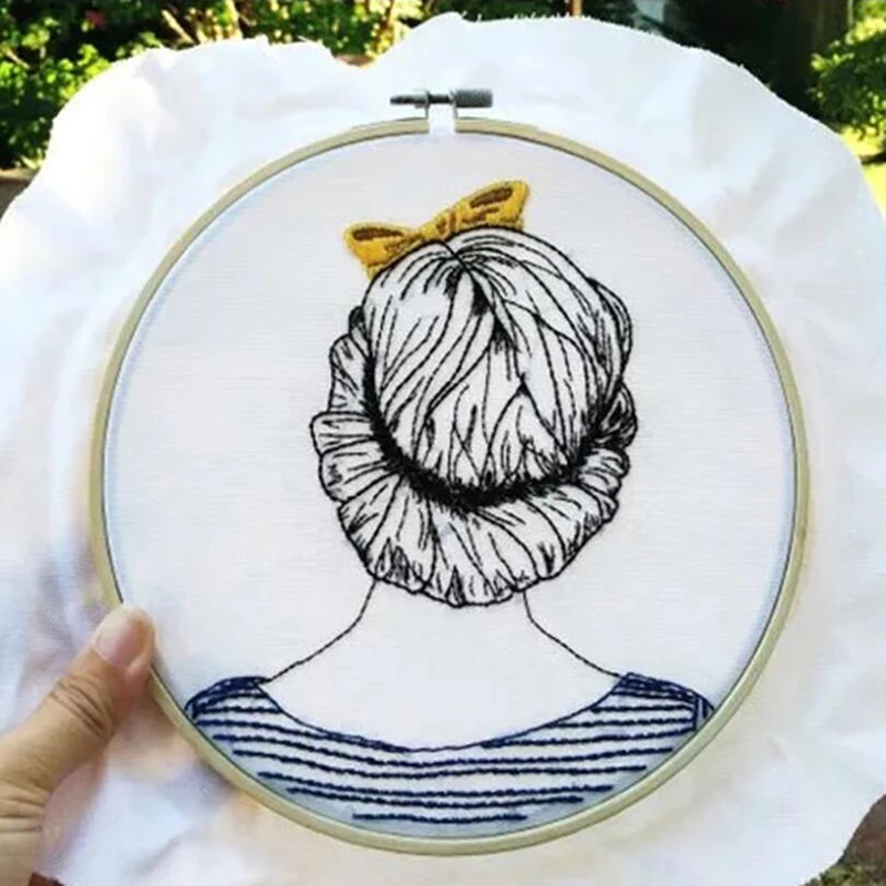 Новый Набор для вышивки 3D сделай сам начинающих базовое изготовление ткани