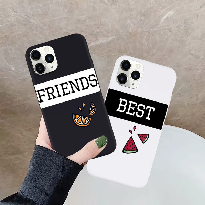 Лучшие друзья навсегда мультфильм BFF Чехол для мобильного телефона IPhone 12 11 Pro Max XS