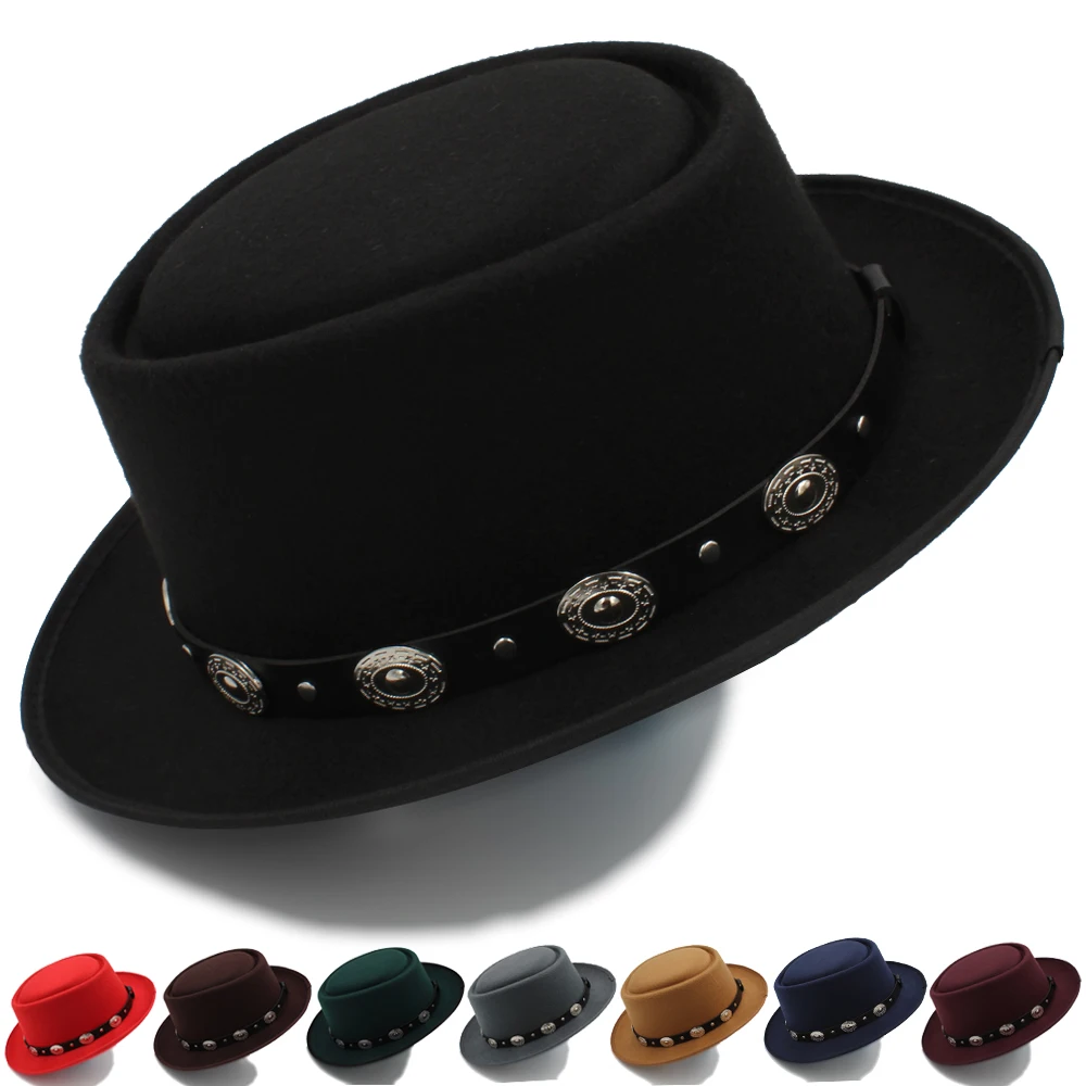 Мужские женские мужские свиные пироги стандартная шапка-трилби Солнцезащитная