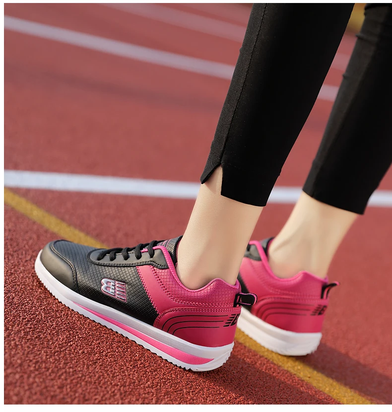 Size 35-41 New Fashion Tennis Shoes for Women Ultra-light Leather Blue Sneakers Gym Sport Shoes Tenis Feminino Basket Femme