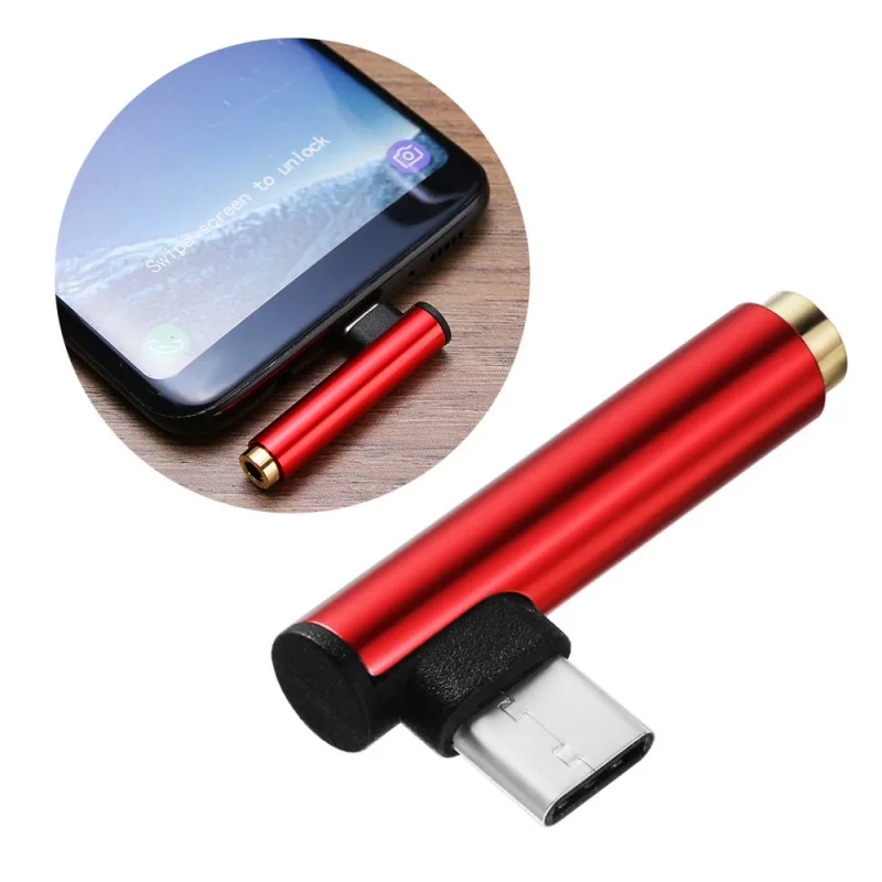 Адаптер для наушников с разъемом USB Type-C папа на гнездо 3 5 мм AUX преобразователь