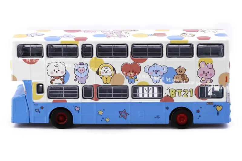 1:110 BT21 автобусная модель автомобиля из сплава металлические игрушки для детей