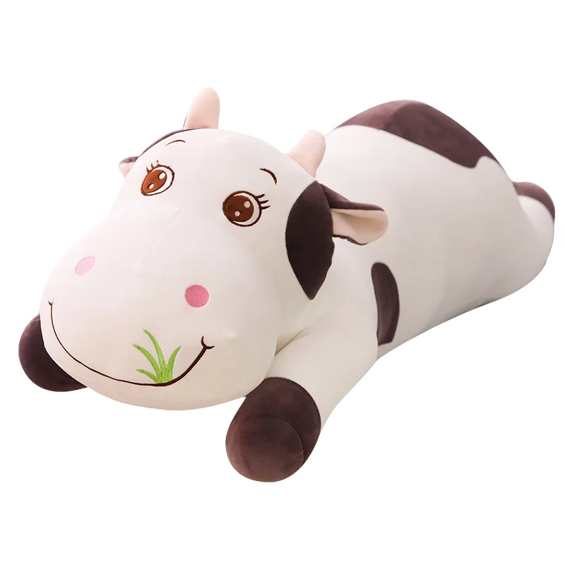 

Hot Large Size Cute Animal Cartoon Cows Stuffed Plush Toy Super Comfortable Soft Toy Children Birthday Present Christmas Gift