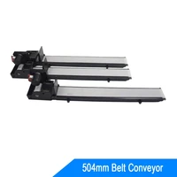 504mm mini conveyor belt fiber pu speed 55mms for vending machine and automatic machine