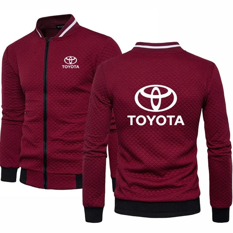 

Spring Autumn Men's baseball jacket for Toyotaa Car Logo Mens Jacket High Quality Cotton Men's baseball jacket Sweatshirts