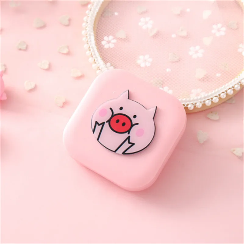 1 набор мультяшный Дорожный Чехол для контактных линз дорожный удобный переноски