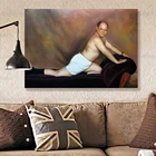 Забавный ТВ-постер, Картина на холсте, Джордж Луис кострофа, временное искусство соблазнения, настенное искусство для гостиной
