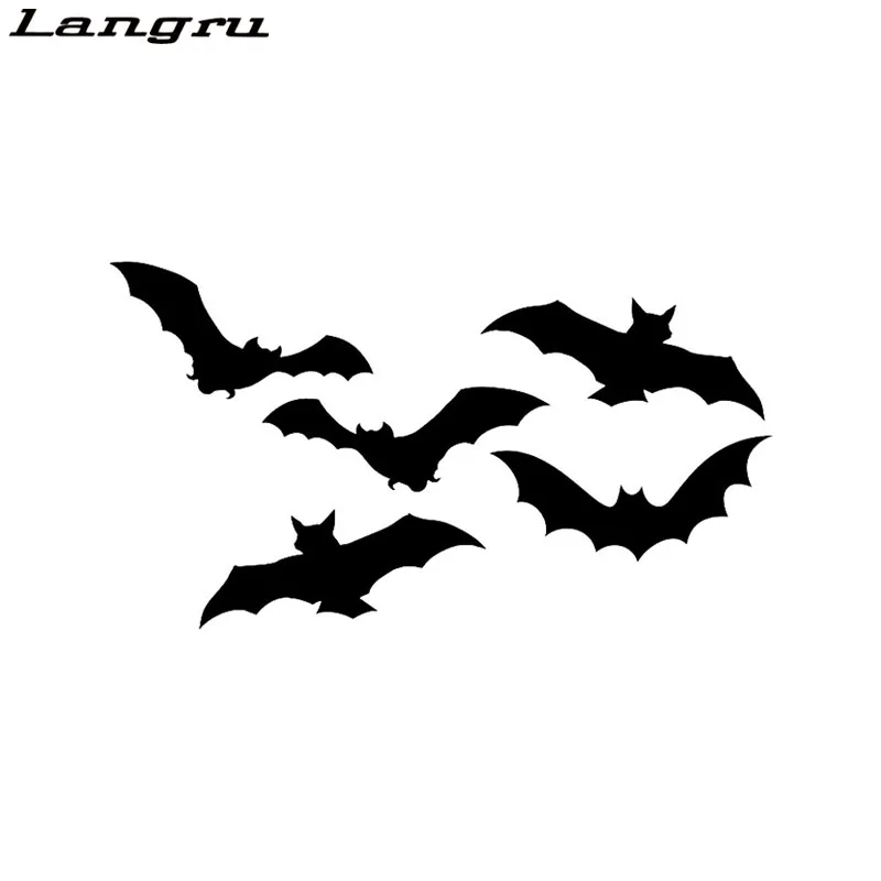 Забавные красивые узорчатые разные формы летучие мыши виниловые автомобильные