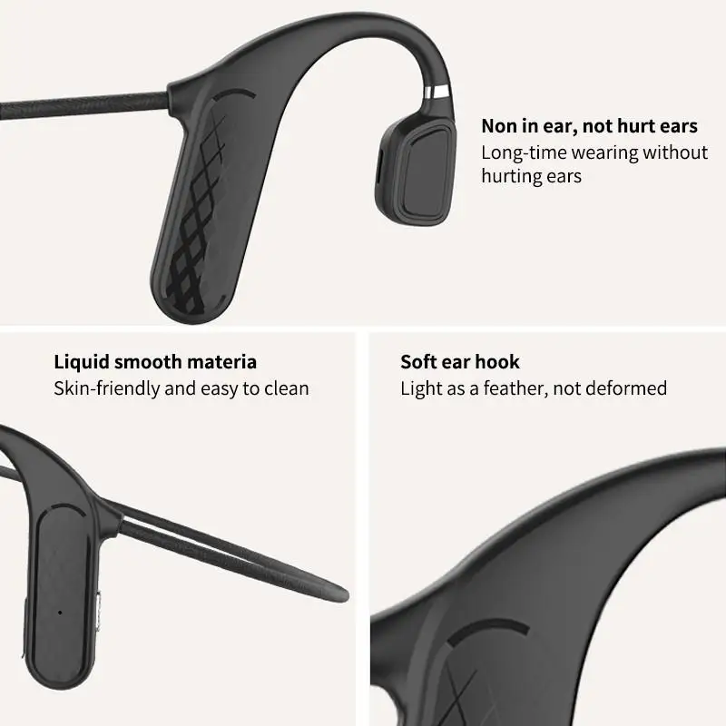 Беспроводная гарнитура с костной проводимостью MD04 concept наушники-вкладыши