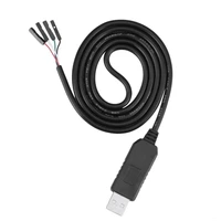smart electronics pl2303hx usb to uart ttl cable module 4p 4 pin rs232 converter serial line support linux mac win7