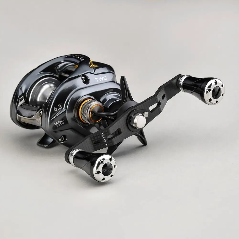 Gomexus силовая ручка карбоновая для Shimano Curado 7x4 мм Daiwa Abu Garcia 8x5 мм baitcasing круглая Катушка Ручка 95 мм как описание