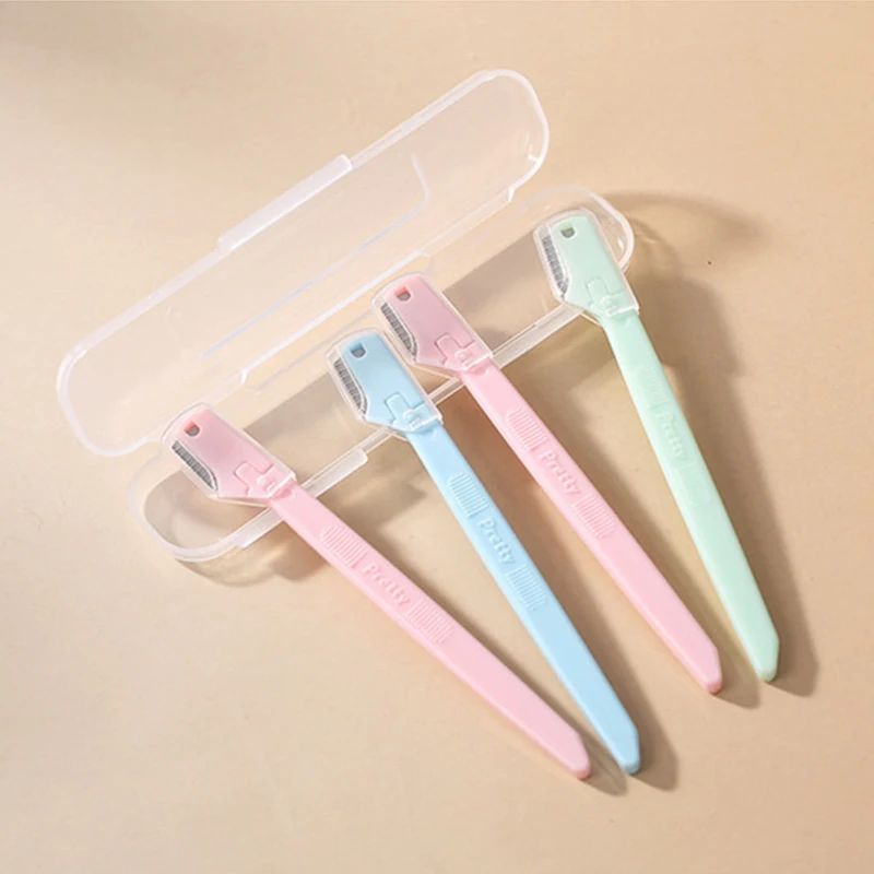 Триммер для бровей 2 шт. Бритва лезвие бритвы формирования волос удаления мини