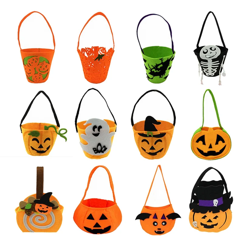 1 шт. милый детский подвесной мешок для конфет из нетканого материала и конфет| |