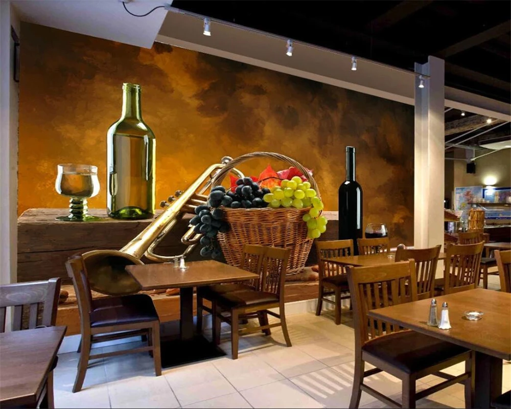 Обои beibehang 3d современный бар КТВ фотообои обои для ресторана кухни