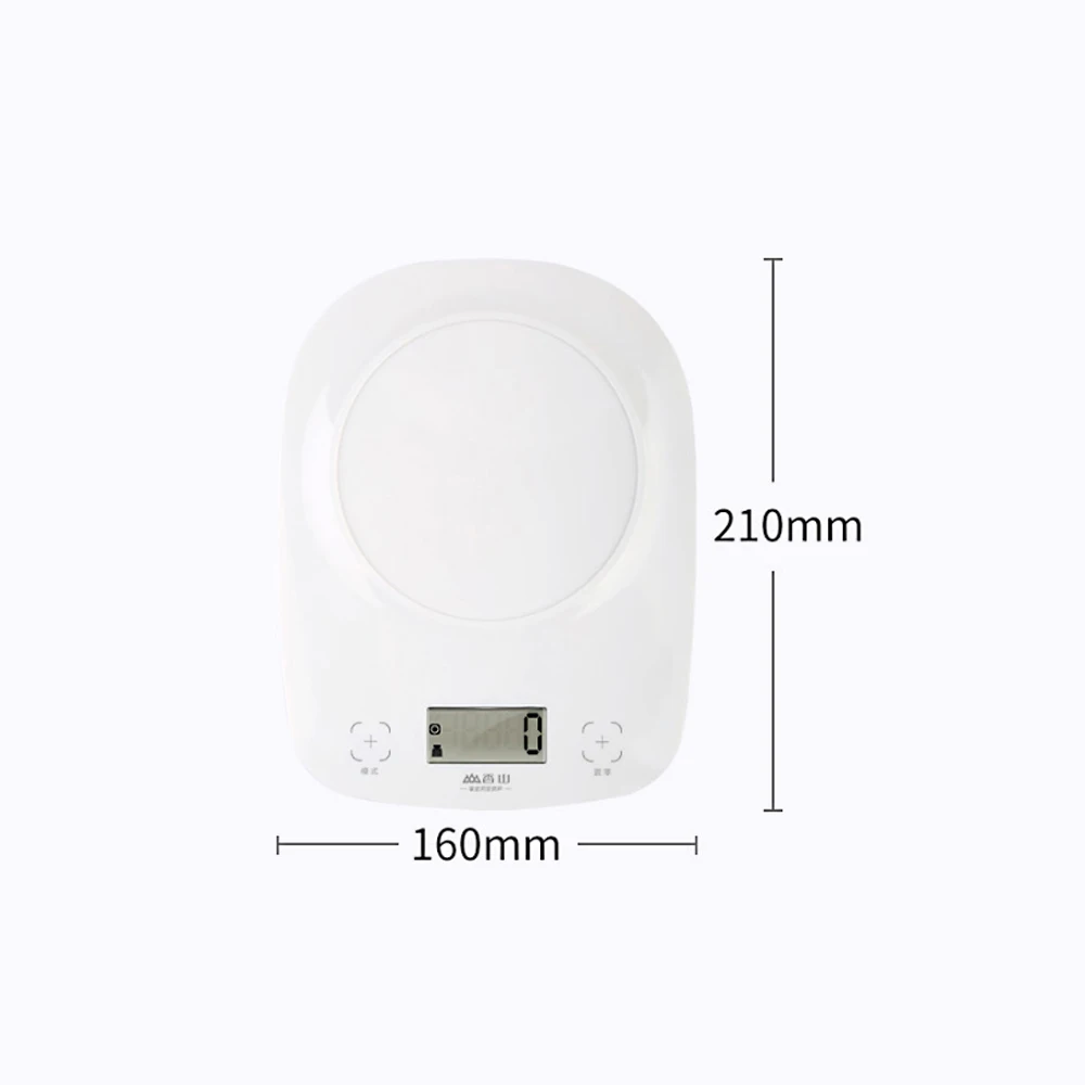 Xiaomi Xiangshan кухонные весы 2g-5 кг портативный электронный ЖК-дисплей интеллектуальный сенсорный переключатель весы съемный лоток
