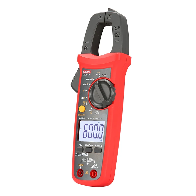 UNI T настоящий RMS токовый зажим светодиодный NCV AC DC Цифровой клещи Вольтметр