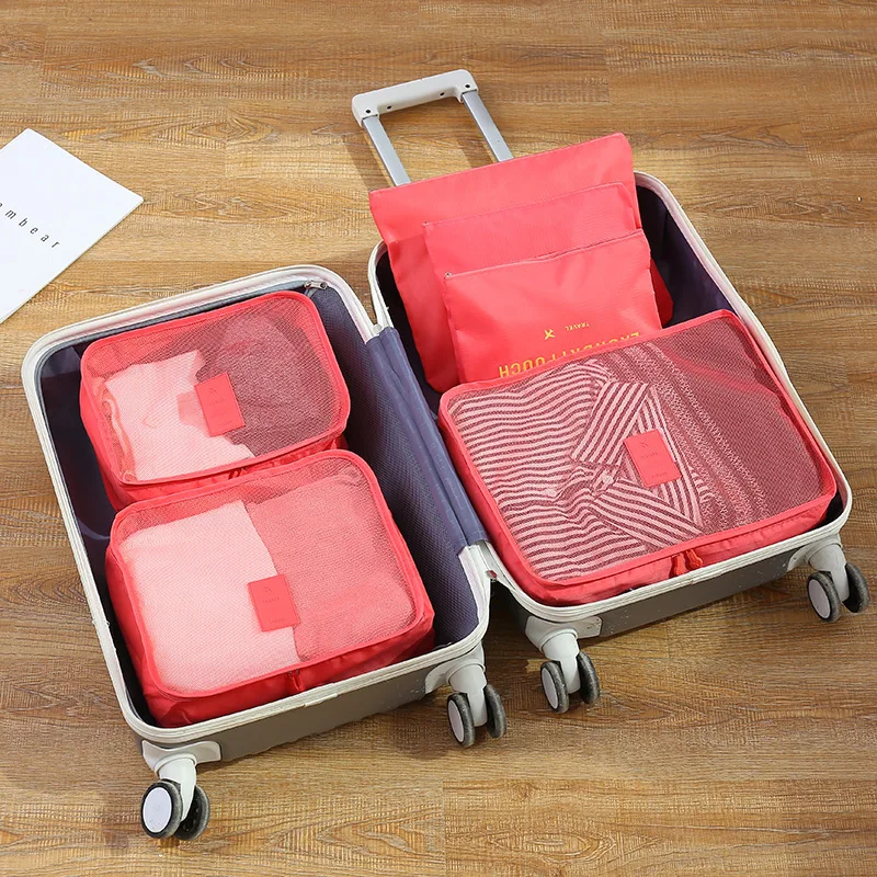 Одноцветная нейлоновая дорожная сумка для мужчин и женщин органайзер ручной