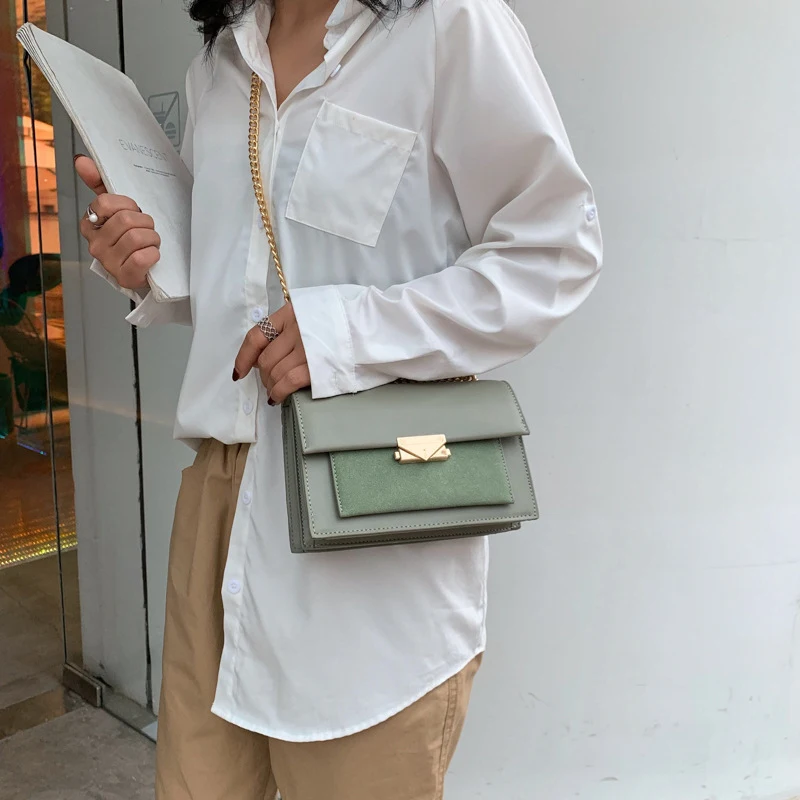 Скраб ПУ сумки через плечо для женщин сумка леди цепи и кошельки дорожная