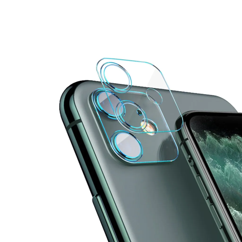 Закаленное стекло без отверстий для защиты экрана пленка камеры iphone 11 6 1 дюймов 4