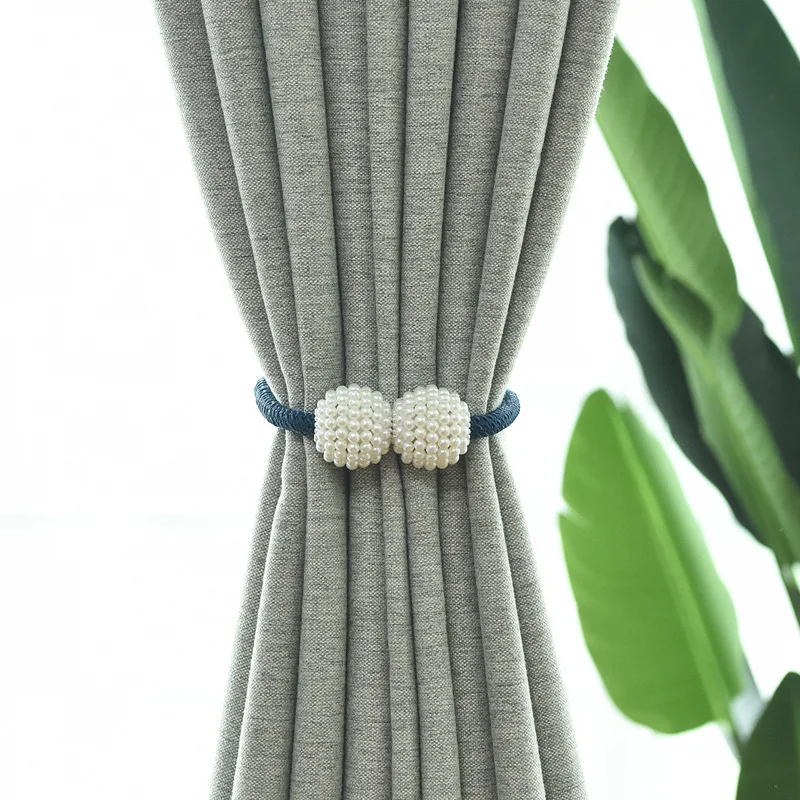 2 шт. Новый перламутровый Магнитный занавес зажим для занавесок магнитная пряжка