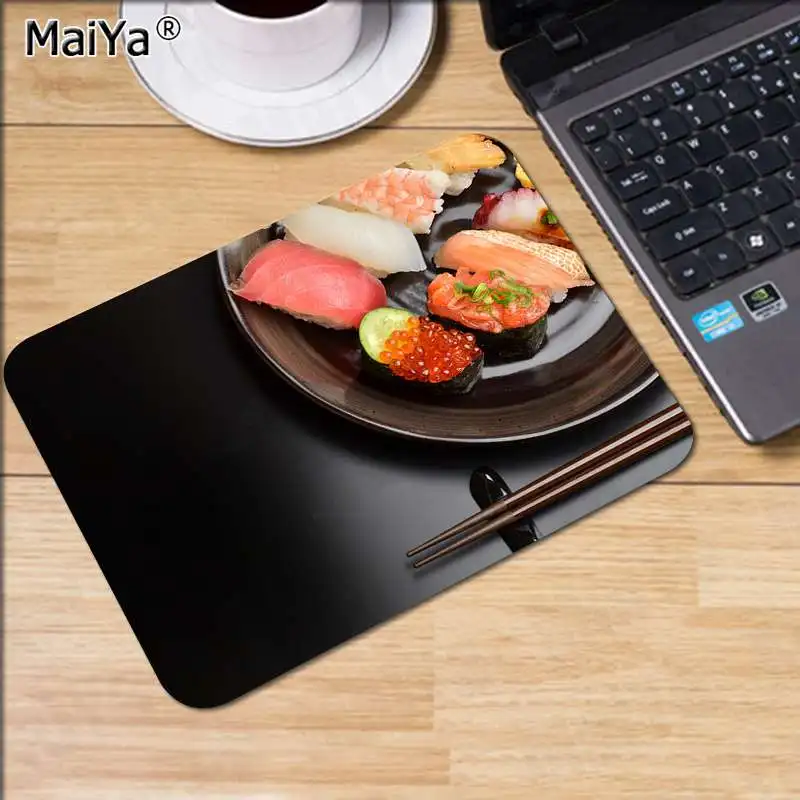 MaiYa суши Япония Yummy еда высокоскоростной новый коврик для мыши резиновый ПК