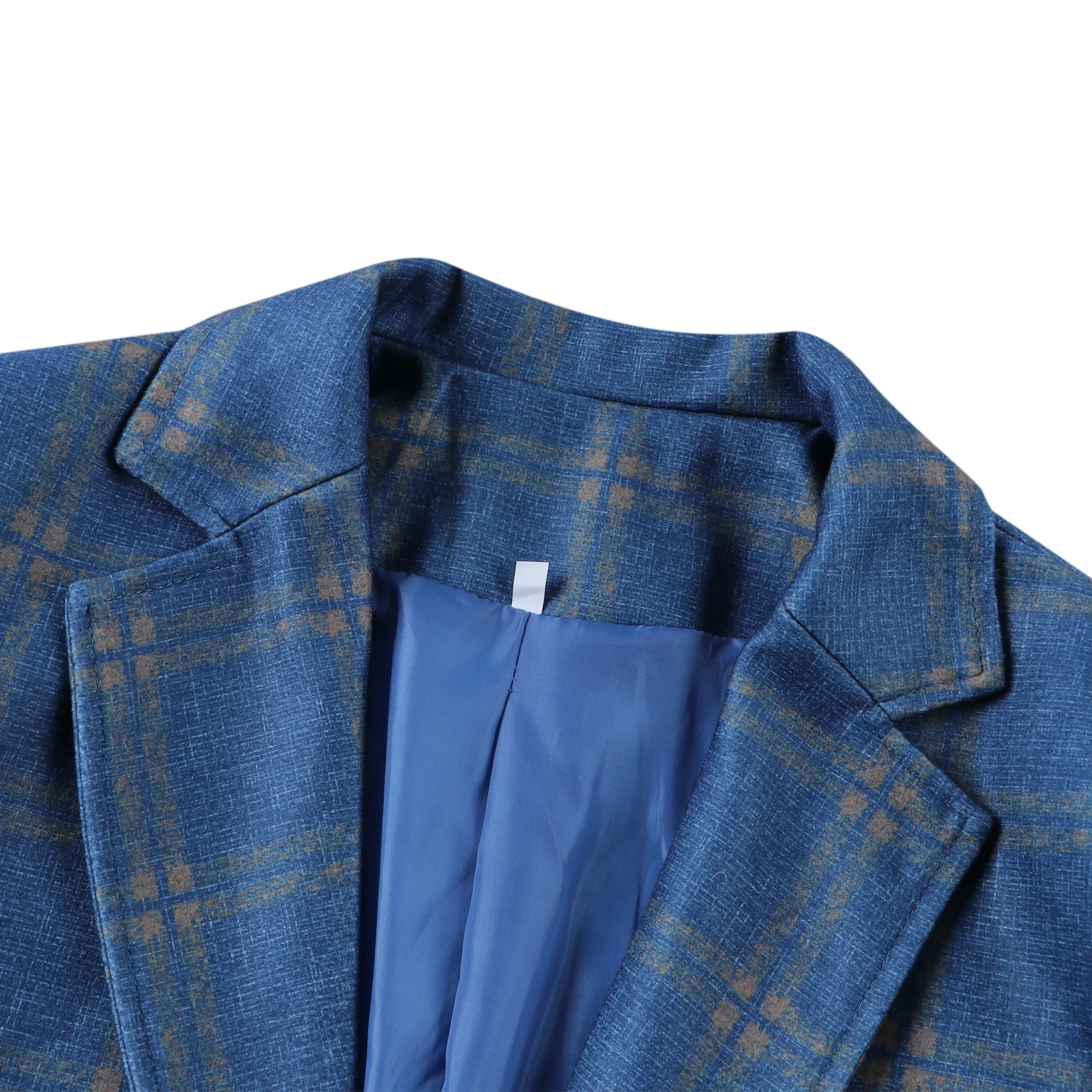 

Persnlichkeit Blazer Business Wilden mnner Anzug Jacke Hohe Qualitt Mode Plaid Print Slim Fit Warm Blazer Mantel 2021