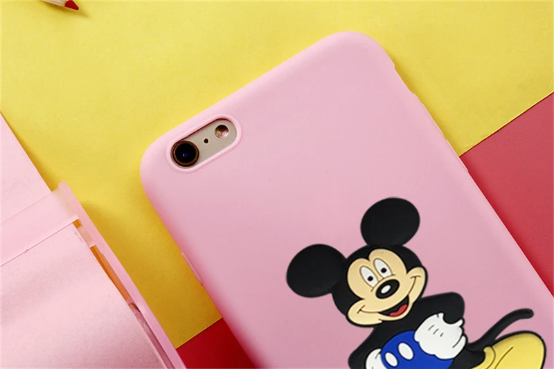 3D чехол с мультяшной мышкой для OPPO Realme C1 C2 Q X Lite 1 3 5 Pro мягкий из ТПУ Reno 2 Z 5G 10X Zoom