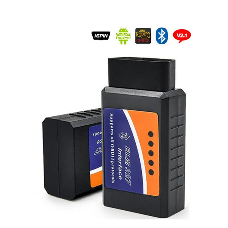 2021 ELM327 Bluetooth V2.1 адаптер fot Android Torque Elm327 OBD2 интерфейс / OBD II автомобильный