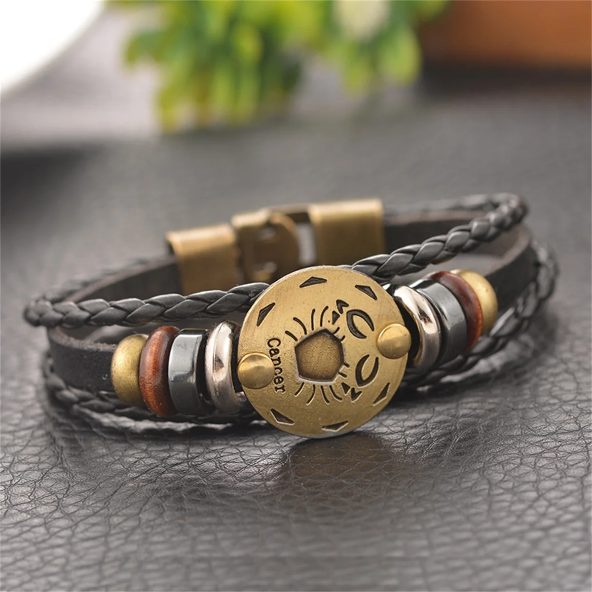 Новинка 12 многослойных плетеных кожаных браслетов и мужские повседневные